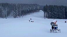 Nový lyžařský areál v Orlickém Záhoří. (2. 2. 2024)