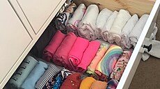 Polovinu planety nauila Japonka Marie Kondo skládat vci do uplík i...