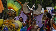 Přípravy na karneval v Riu de Janeiru (8. února 2024)