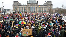 Demonstrace proti pravicovému extremismu a nenávisti v Berlín (3. února 2024)