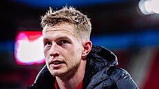 Slávistický stoper David Zima po generálce se Zlatými Moravci.