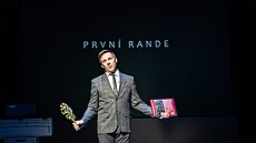 Herec Roman Vojtek b�hem zkou�ek p�edstavení Otec v �estined�lí