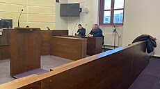 Dopravní policista Vít Heman u soudu. alobce jej viní ze zneuití pravomoci...