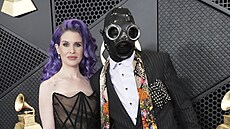 Kelly Osbourne a Sid Wilson na udílení cen Grammy (Los Angeles, 4. února 2024)