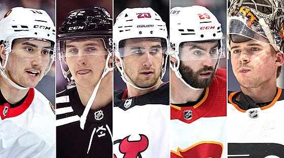 Protagonisté sexuálního skandálu v NHL. Zleva: Alex Formenton, Cal Foote,...