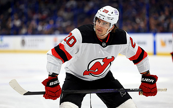 Michael McLeod v dresu New Jersey.