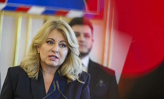 Slovenská prezidentka Zuzana aputová (16. února 2024)