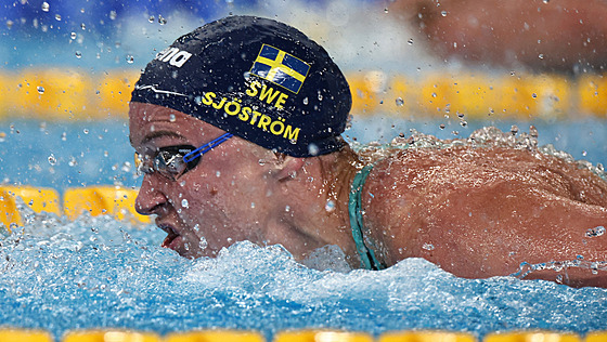 védská plavkyn Sarah Sjöströmová v závod na 50 metr volným zpsobem na MS v...