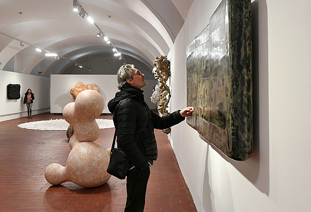 Výstava sochae Jana Kováíka v Teplicích (únor 2024)