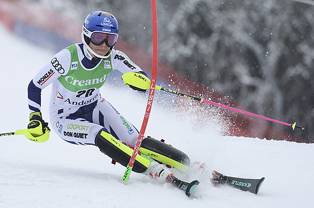 Slalom v Soldeu vyhrála Swennová-Larssonová, české lyžařky nebodovaly