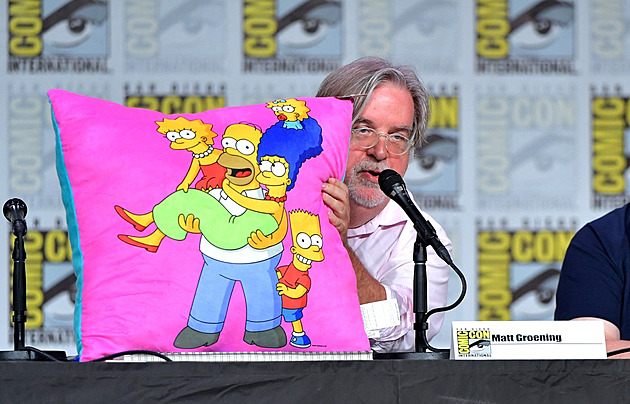 Trefa do žlutého. Simpsonovy vymyslel Matt Groening během patnácti minut