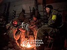 Písluníci ukrajinské 3. útoné brigády v Avdijivce (16. února 2024)
