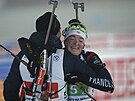 Svtový titul v biatlonové smíené tafet dvojic získali Francouzi Quentin...
