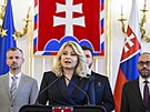 Slovenská prezidentka Zuzana aputová (16. února 2024)