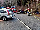 U dopravn nehody zasahovaly vechny jednotky integrovanho zchrannho...