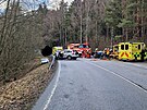 U dopravn nehody zasahovaly vechny jednotky integrovanho zchrannho...