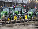 Protest �esk�ch zem�d�lc� v Praze (19. �nora 2024)