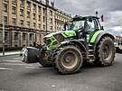 Protest �esk�ch zem�d�lc� v Praze (19. �nora 2024)