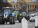 Protest �esk�ch zem�d�lc� v Praze (19. �nora 2024)