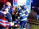 Pratí hasii zachránili enu, která spadla do kanálu