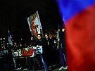 Pieta za Navalného ped ruskou ambasádou (16. února 2024)