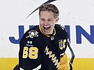 Jaromír Jágr p�i rozbruslení s týmem Pittsburgh Penguins