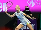 Kateina Siniaková na turnaji v Dauhá