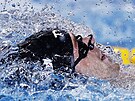 Hunter Armstrong si v Dauhá plave pro svtové zlato.