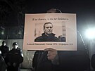 Alexeje Navalného uctili lidé po celém svt, na snímku pietní akce v Sofii v...