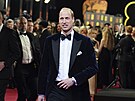 Princ William na udílení cen BAFTA (Londýn, 18. února 2024)