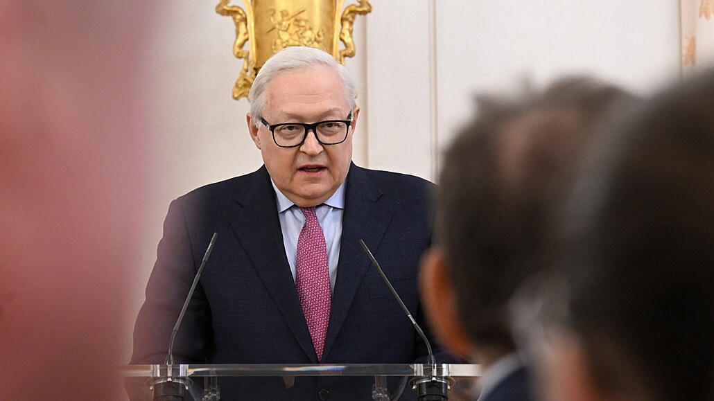 Nám�stek ruského ministra zahrani�í Sergej Rjabkov (14. února 2024)