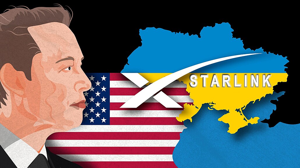 Jedním z klíových hrá na ukrajinských bojitích je i Elon Musk a jeho systém...