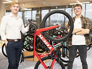 Dominik Petrnou�ek (vlevo) a Jakub R��i�ka z Cyklistickey - nejv�t�í komunity...