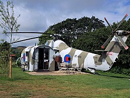 Vrtulník Westland Wessex XT469, který byl v aktivní slub bhem války o...