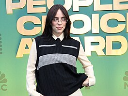Billie Eilish na udílení People's Choice Awards v Santa Monice (18. února 2024)