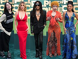 Móda na udílení People's Choice Awards (Santa Monica, 18. února 2024)