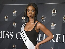 Finalistka Miss Czech Republic 2024 Tina Diallo (Praha, 13. února 2024)