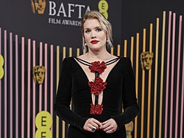 Emerald Fennellová na udílení cen BAFTA (Londýn, 18. února 2024)