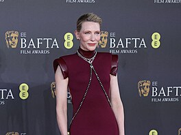 Cate Blanchettová na udílení cen BAFTA (Londýn, 18. února 2024)
