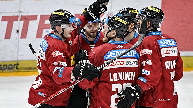 Hr��i Sparty se raduj� z g�lu proti Plzni.