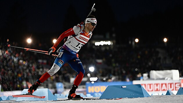 Michal Kr�m�� ve vytrvalostn�m z�vod� na MS v Nov�m M�st� na Morav�.