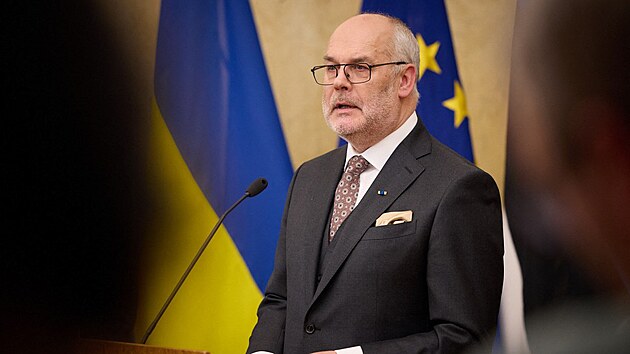 Estonský prezident Alar Karis (11. ledna 2024)