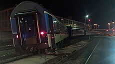 Při posunu vlaku na zlínském nádraží vykolejily dva prázdné vagóny. (13. února...