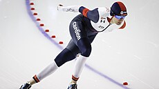 PRO BRONZ. Martina Sáblíková na t�íkilometrové trati sv�tového �ampionátu v...