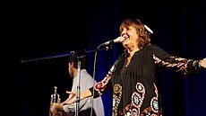 Bára Hrzánová & Condurango b�hem koncertu