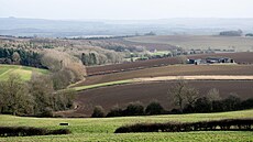 Venkovní lány v hrabství Gloucestershire (24. ledna 2024)