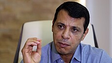 Bývalý éf bezpenosti palestinské strany Fatah Mohammed Dahlan, který kvli...