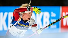 Markéta Davidová b�hem vytrvalostního závodu na MS v Novém M�st� na Morav�.