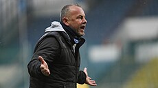 Teplice, 11.02. 2024, FK Teplice - Zlín, 1. fotbalová liga. Teplický kou�...
