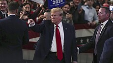 Donald Trump vede volební kampa v Jiní Karolín. (14. února 2024)